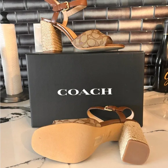 Coach | Shoes | Coach Maddy Sig Sandal | Poshmark